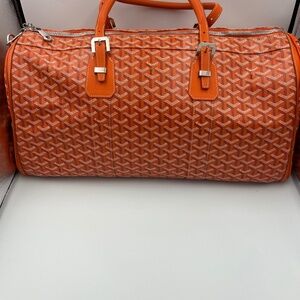 Goyard Boston 45 Orange Pre-owned